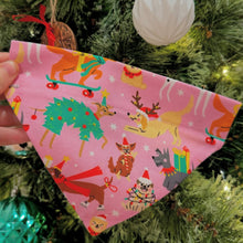 Load image into Gallery viewer, Paws and Claws Christmas Bandana Bundle