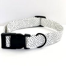 Load image into Gallery viewer, White Dot Dog Collar