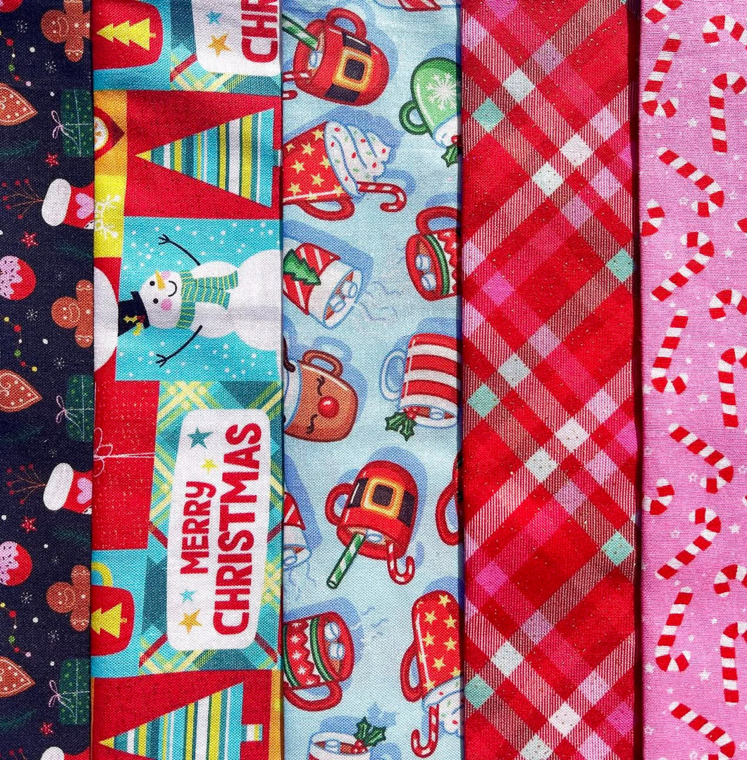 Merry and Bright Christmas Bandana Bundle