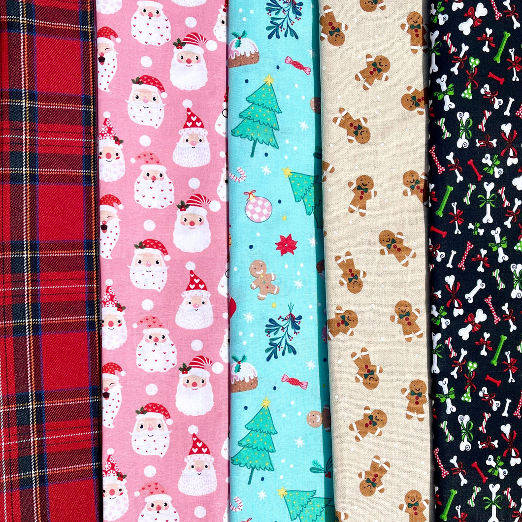 Treats and Tartan Christmas Bandana Bundle