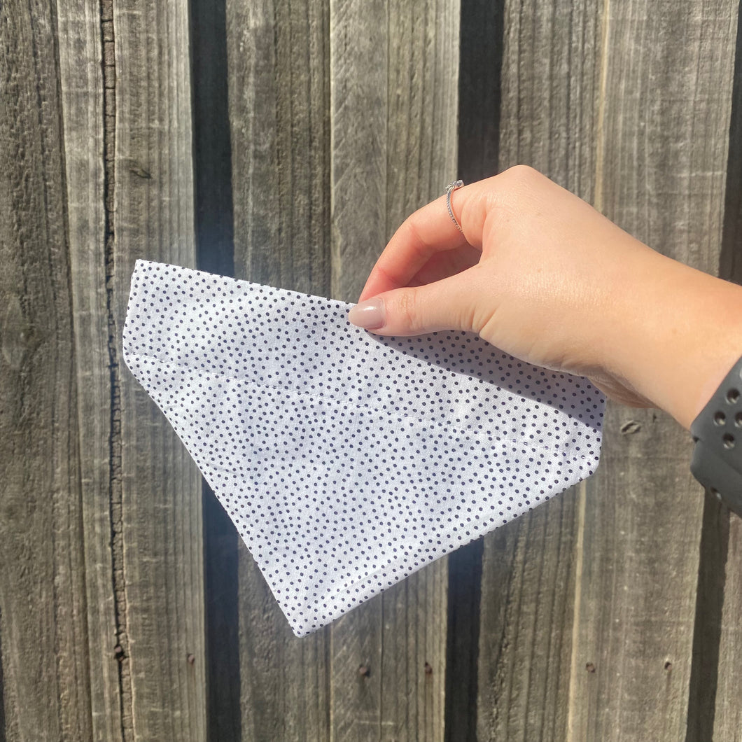 White Dot Bandana