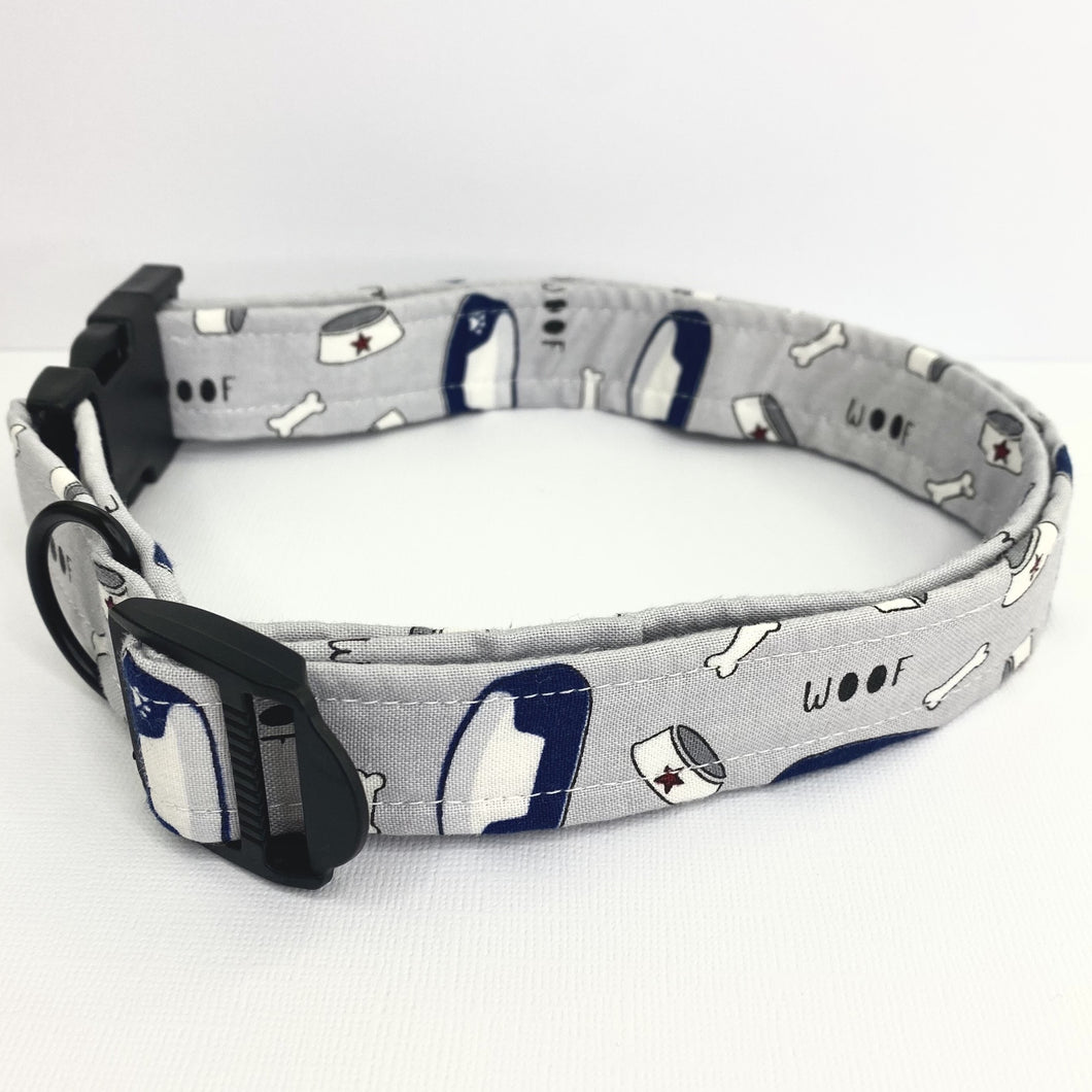 Woof Bowl Dog Collar